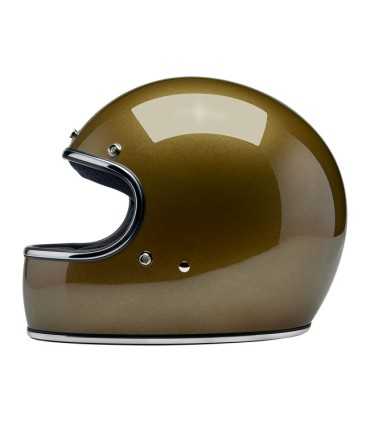 Biltwell Gringo Ugly gold metallic helmet