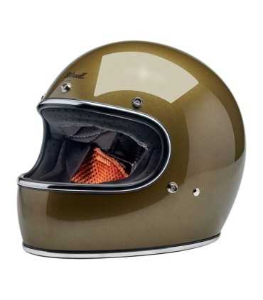 Casco Biltwell Gringo Ugly gold metallic