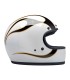 Casco Gringo Biltwell Flames bianco