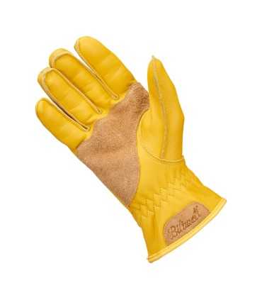 Biltwell Work 2.0 gants en cuir jaune