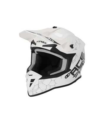 Casco cross Acerbis Linear bianco