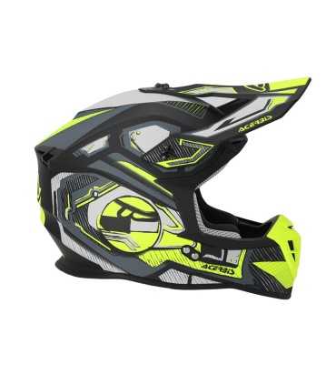 Casco cross Acerbis Linear giallo