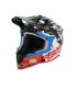 Casque cross Acerbis Linear rouge bleu