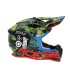 Casque cross Acerbis Linear rouge bleu