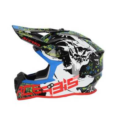 Cross helmet Acerbis Linear red blue