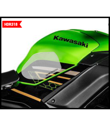 Onedesign tank pad clear Kawasaki Ninja 650 (2017-24)