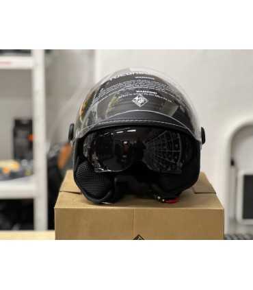 Casco jet Tucano Urbano Elmettin nero opaco