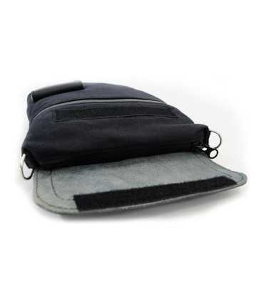 LONGRIDE SMALL HERITAGE WAXED DUFFLE/TANK BAG black