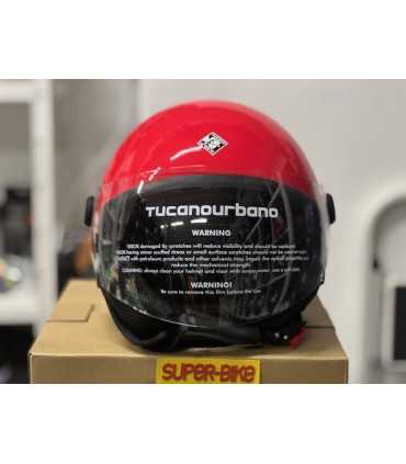 Casque Jet Tucano Urbano EL Jettin rouge