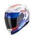 Scorpion Exo-520 Evo Air Titan white blue helmet