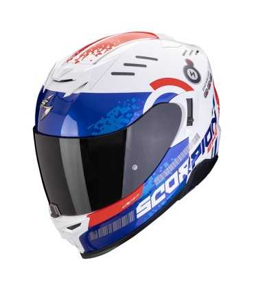 Casco Scorpion Exo-520 Evo Air Titan bianco blu