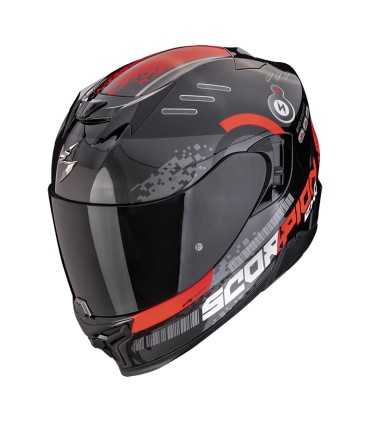 Casco Scorpion Exo-520 Evo Air Titan nero rosso