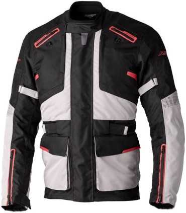 Motorcycle touring jacket RST Endurance black grey