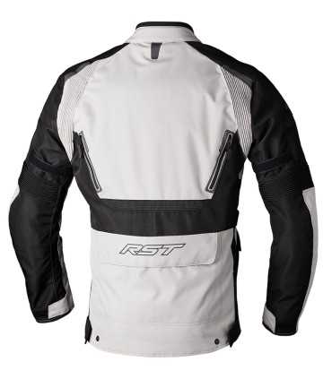 Motorcycle touring jacket RST Endurance silver black