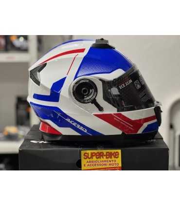 Casco Acerbis Serel bianco blu