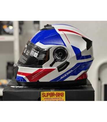 Casco Acerbis Serel bianco blu