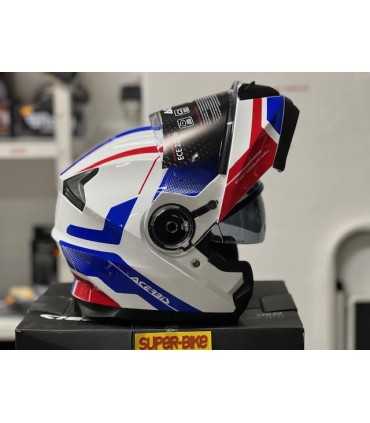 Casco Acerbis Serel bianco blu