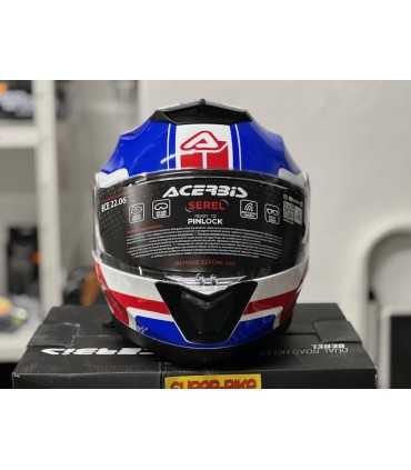 Casco Acerbis Serel bianco blu