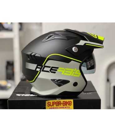 Casco Jet Acerbis Aria 22.06 nero giallo