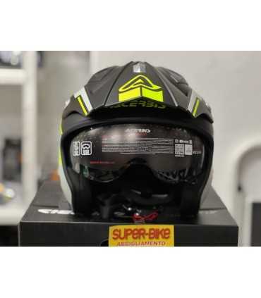 Casco Jet Acerbis Aria 22.06 nero giallo