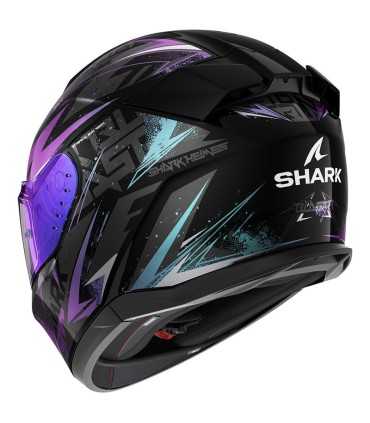 Casco Shark D-Skwal 3 Blast-R noir vert glitter