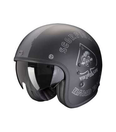 Casco jet Scorpion Belfast Evo Spade nero opaco