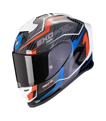 Casque Scorpion Exo R1 Evo Air Coup rouge bleu