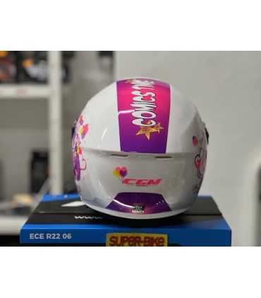 Casco bambino Cgm 261g Mini Comics viola