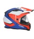 Casque Acerbis Reactive rouge bleu