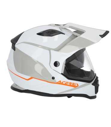 Casque Acerbis Reactive blanc gris