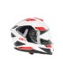 Casque Acerbis Krapon blanc rouge