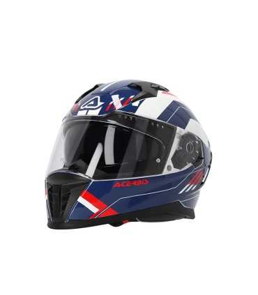 Casco moto Acerbis X-Way Graphic blu