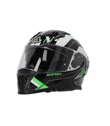 Casco moto Acerbis X-Way Graphic nero verde