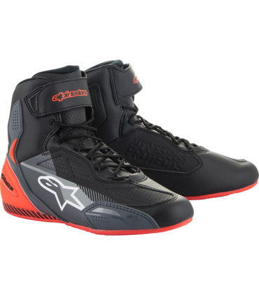 Chaussures Alpinestars Faster 3 gris rouge