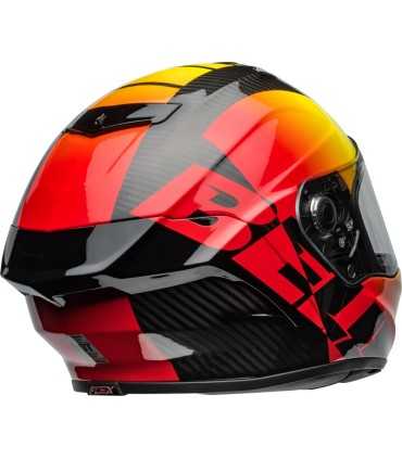 Casco Bell Race Star Flex Dlx Offset 22.06 rosso