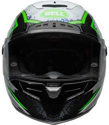 Casque Bell Race Star Flex Dlx Xenon vert 22.06