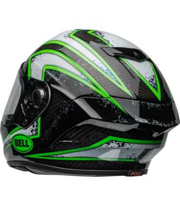 Casque Bell Race Star Flex Dlx Xenon vert 22.06