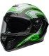 Casco Bell Race Star Flex Dlx Xenon verde 22.06