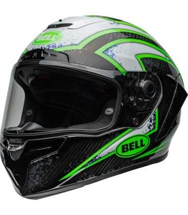 Casco Bell Race Star Flex Dlx Xenon verde 22.06