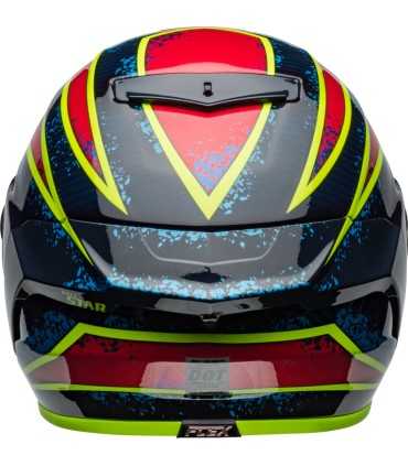 Casco Bell Race Star Flex Dlx Xenon blu retina