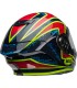 Casque Bell Race Star Flex Dlx Xenon bleu retina