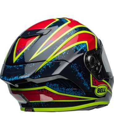 Casco Bell Race Star Flex Dlx Xenon blu retina