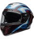 Casco Bell Race Star DLX Flex Xenon rosso silver