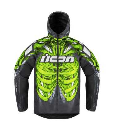 Veste moto Icon AIRFORM MANIK'RR vert