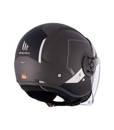 Casco jet MT Helmets Viale SV S Unit D2 grigio opaco