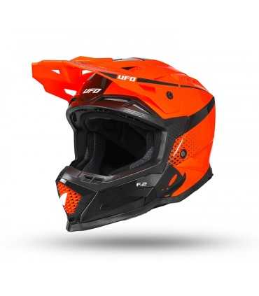 Casque cross UFO Echus orange