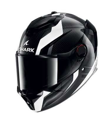 Shark Spartan Pro Kultram Carbon weiss helm