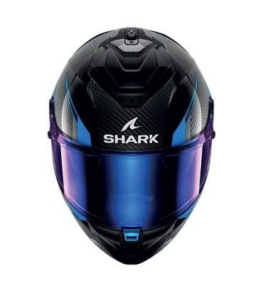 Casco integrale Shark Spartan GT Pro Kultram Carbon blu