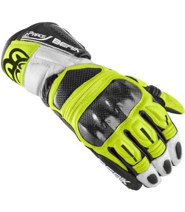 Racing glove Berik Pista 2.0 yellow white