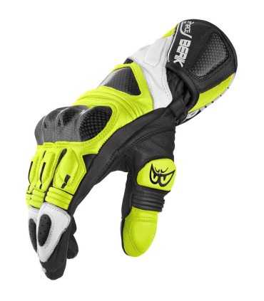 Racing glove Berik Pista 2.0 yellow white